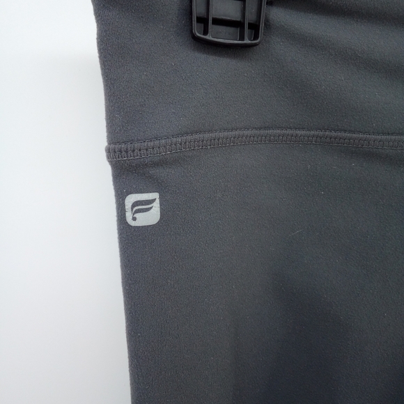 Fabletics Salar Capri Green Blue Gray Waist Pocket Multicolored Leggings XS - Picture 10 of 11